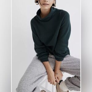 Madewell MWL Betterterry Relaxed Turtleneck Sweatshirt